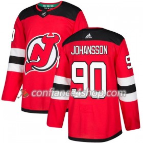 Adidas Maillot de Hockey New Jersey Devils Marcus Johansson 90 2017-2018 Rouge Authentic - Homme
